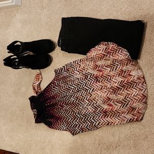 White House Black Market Halter style Blouse